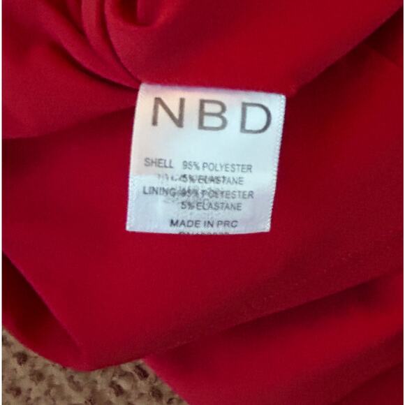 Revolve | NBD | Ride or Die Mini Dress in Red | Size Small - Picture 7 of 8